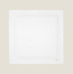 DINNER - 22X22" (SET OF 4) / WHITE/WHITE